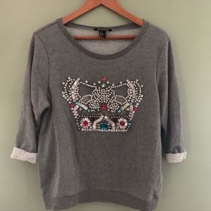 Emblished sweatshirt